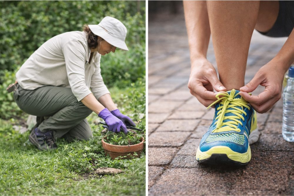 Verzorging na inspanning: werk in de tuin en sportieve activiteit als situaties waarin smeerwortelolie van pas komt