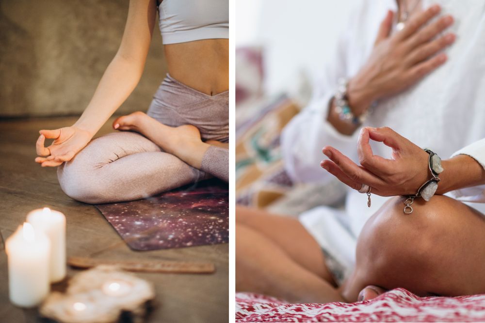 Traditionele ayurvedische oliën en kruiden voor het in balans brengen van de chakra's
