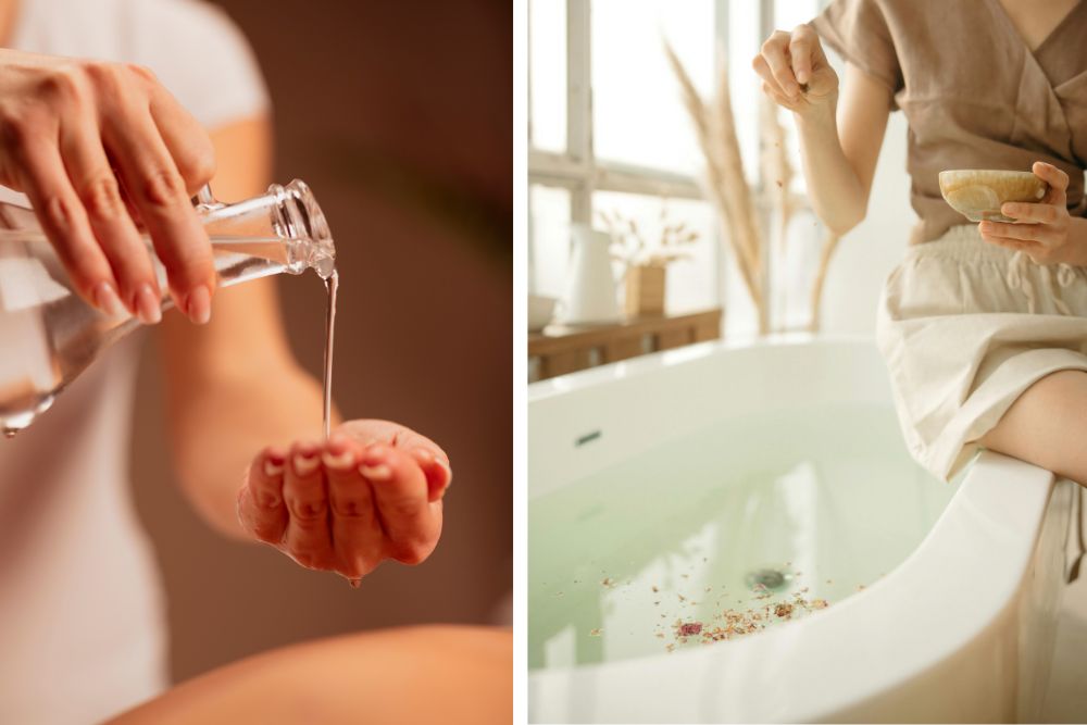 Aromadiffuser met etherische oliën voor natuurlijke aromatherapie