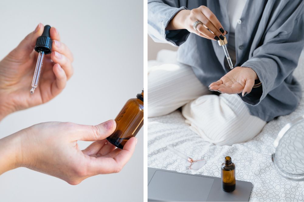 Veilig verdunnen van etherische oliën in een basisolie voor massage