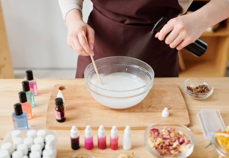 Aromatherapiemengsels bereiden